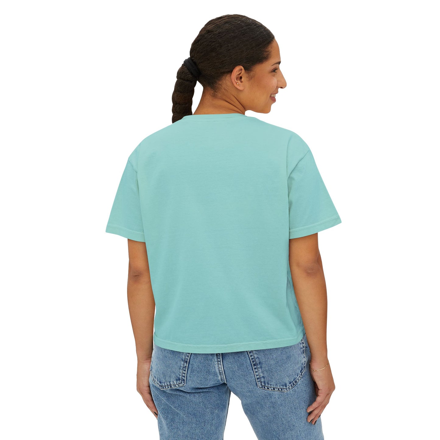 Danish American Eats Medisterpølse & Aebleskiver Together Women's Boxy Tee