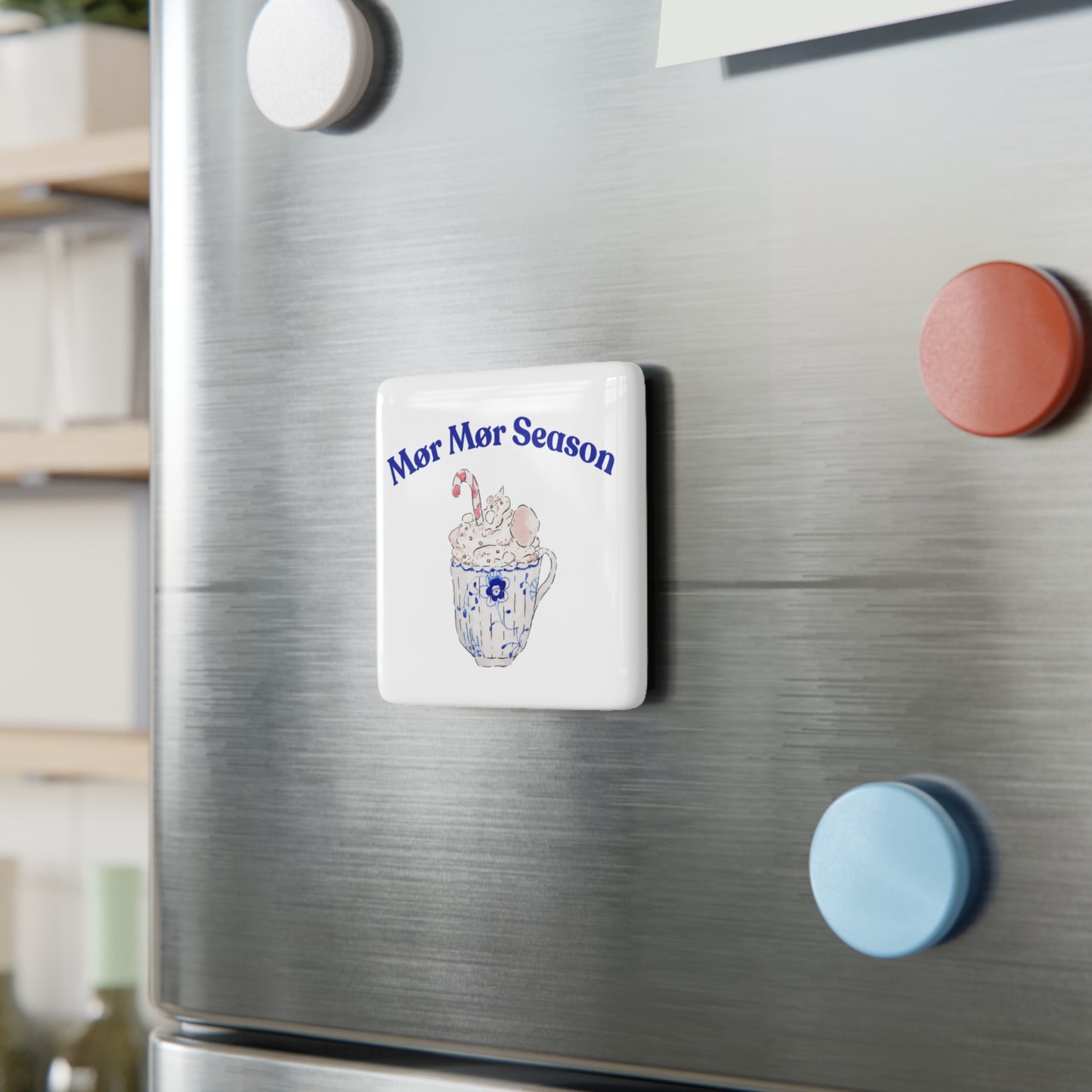 Mør Mør Season - Porcelain Magnet, Square
