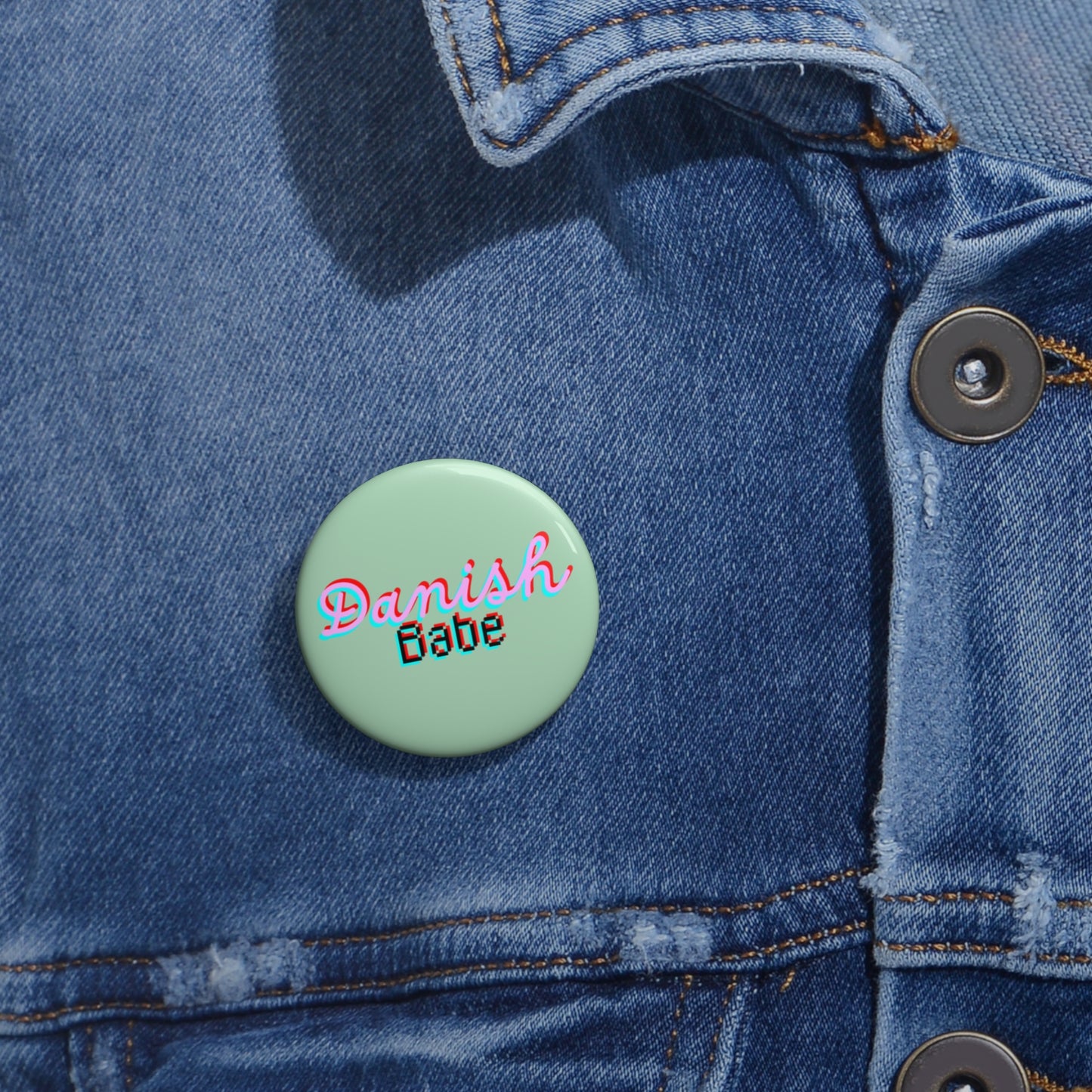 Pin Button - Danish Babe Design