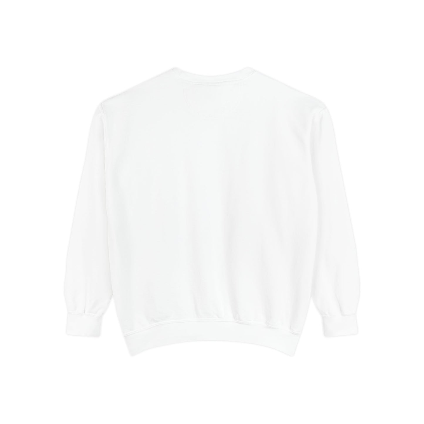 Embroidered Danish Flag - Unisex Garment-Dyed Sweatshirt