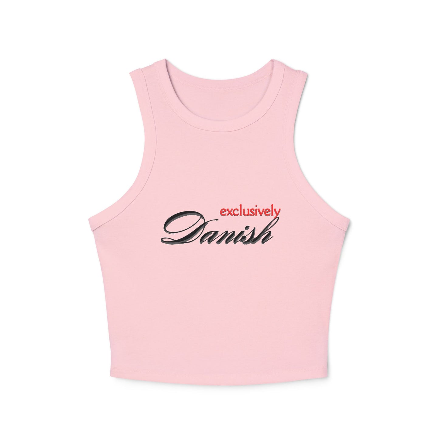 Exclusively Danish Micro Rib Racer Tank Top