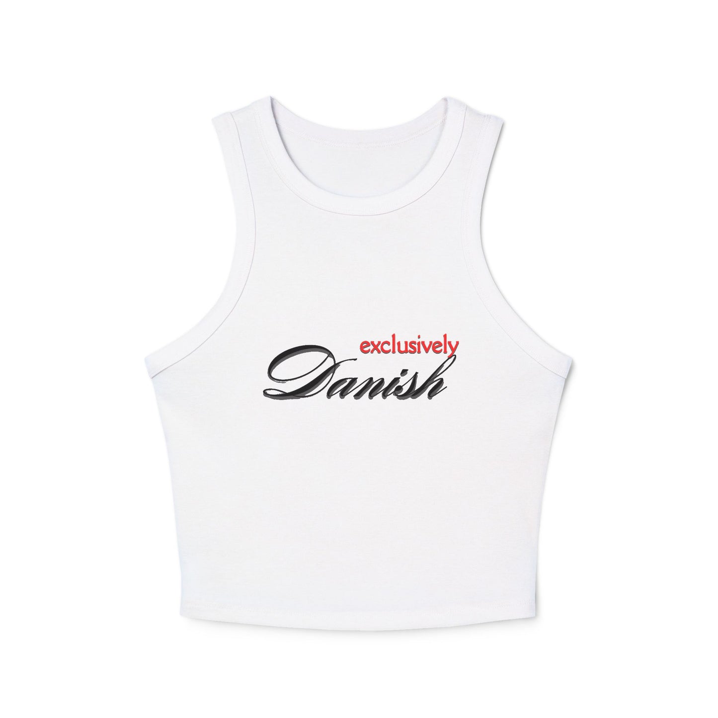 Exclusively Danish Micro Rib Racer Tank Top