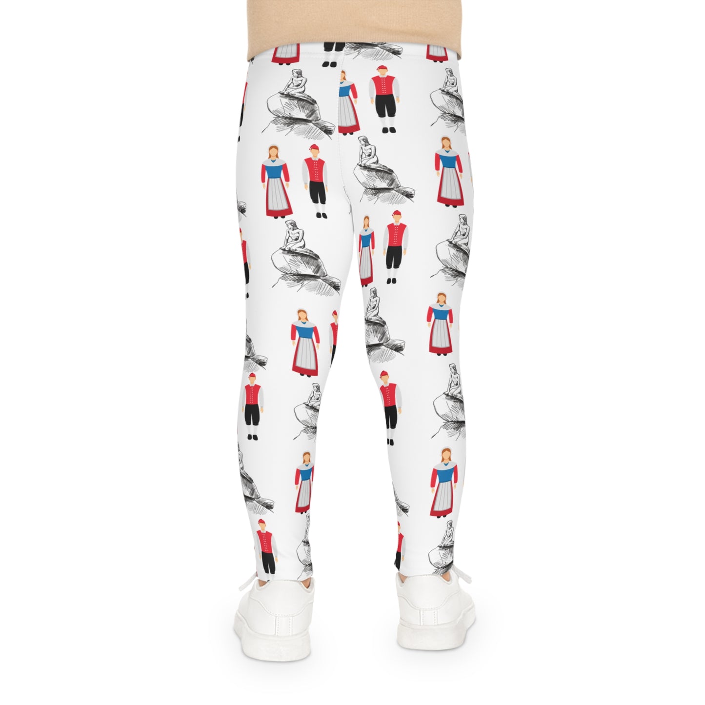 Kimballton, IA Folk Dancing - Kids Leggings (AOP)