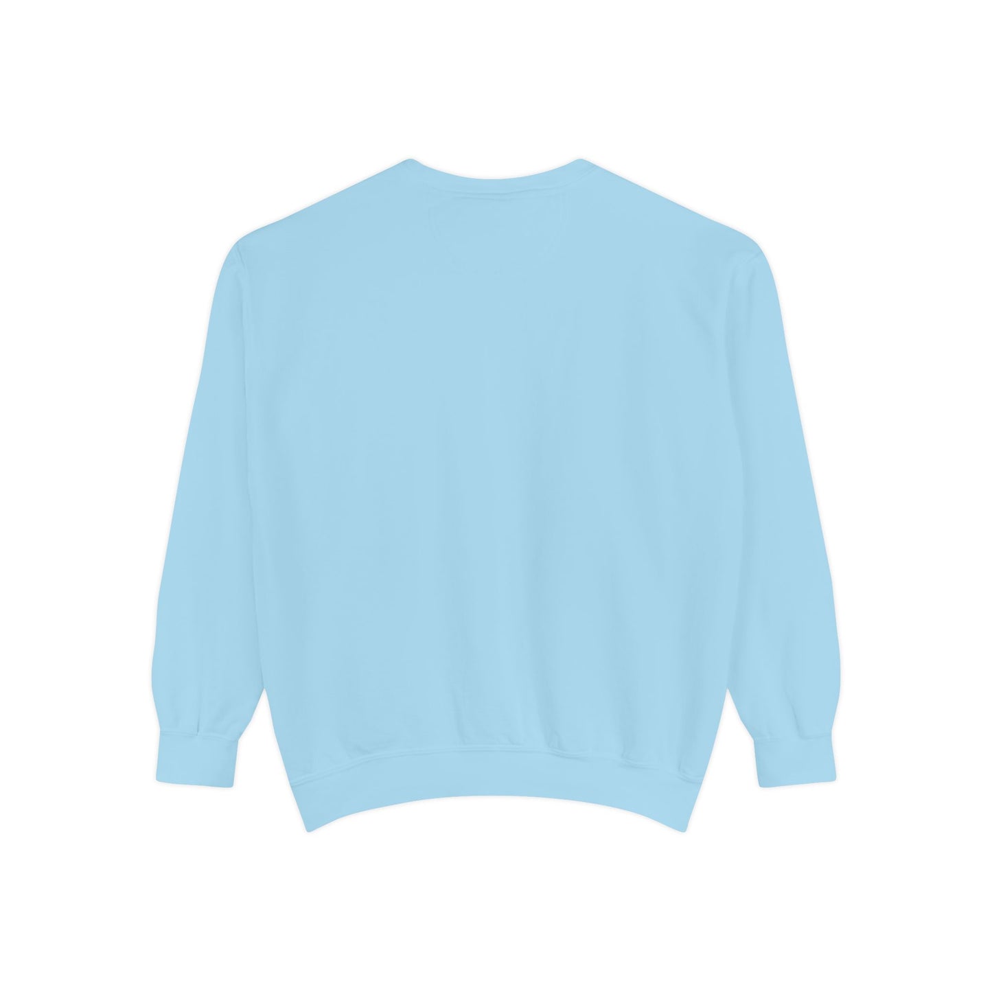 Embroidered Danish Flag - Unisex Garment-Dyed Sweatshirt