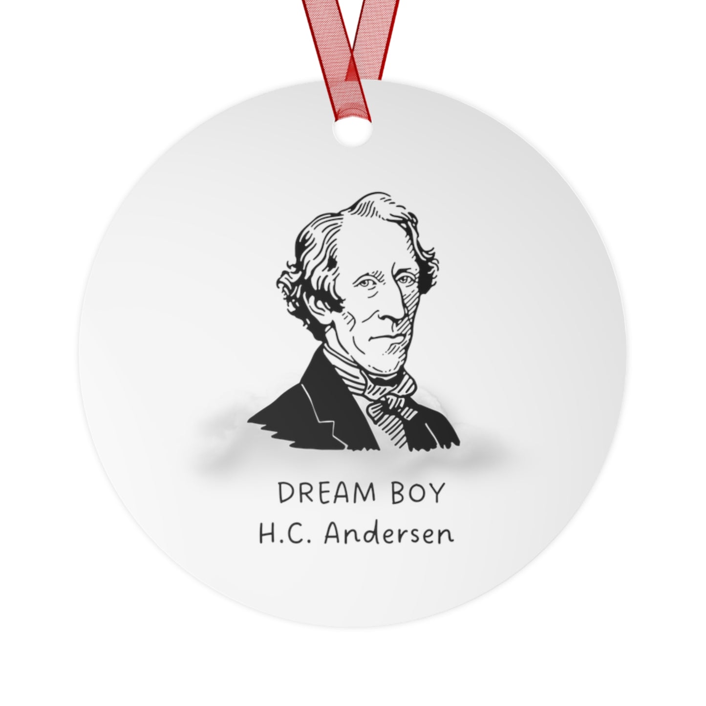 Hans Christian Andersen Dream Boy Metal Ornament