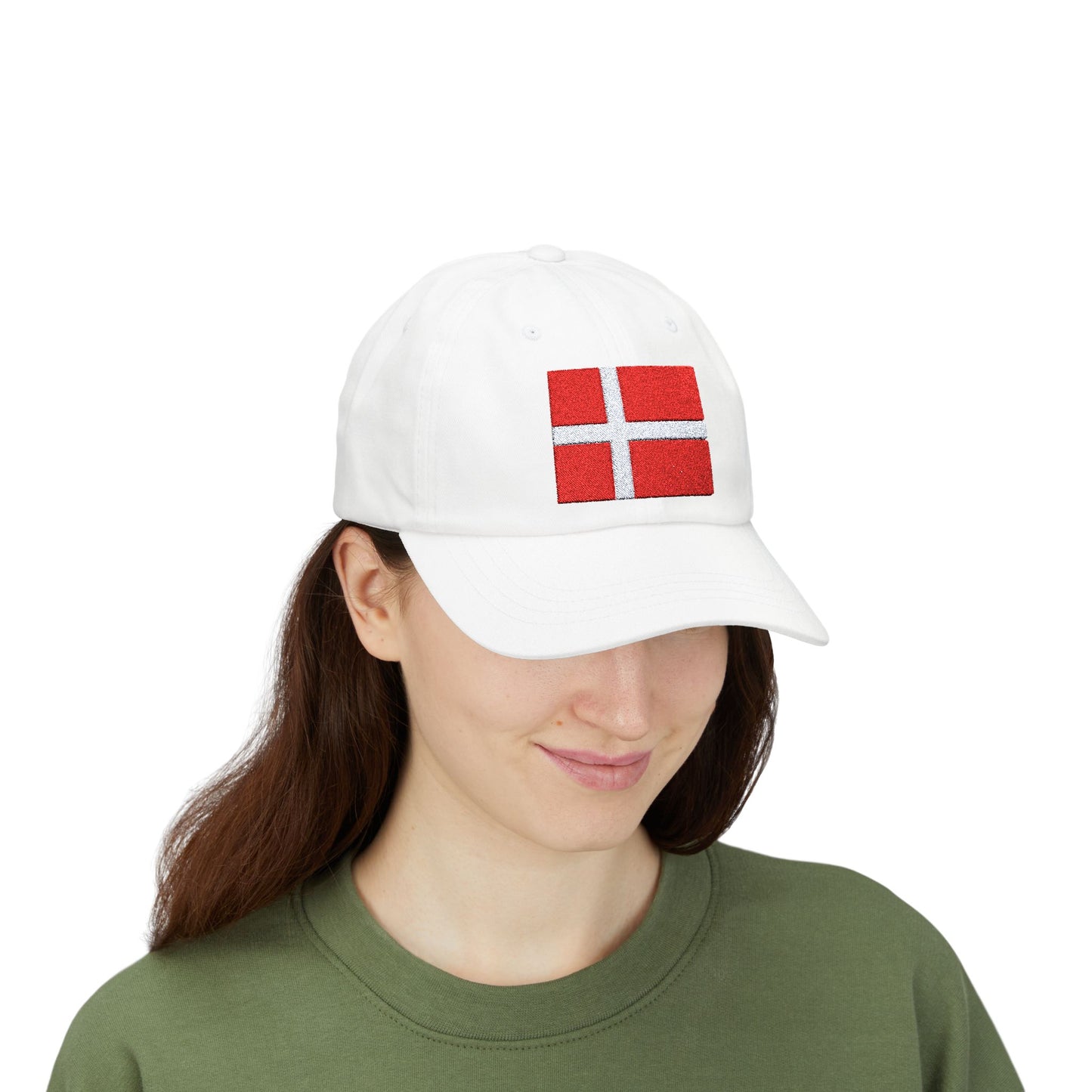 Dansk Flag Embroidered - Classic Dad Cap