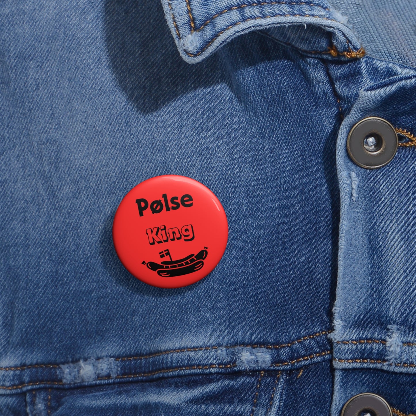 Pin Button - Pølse King Design