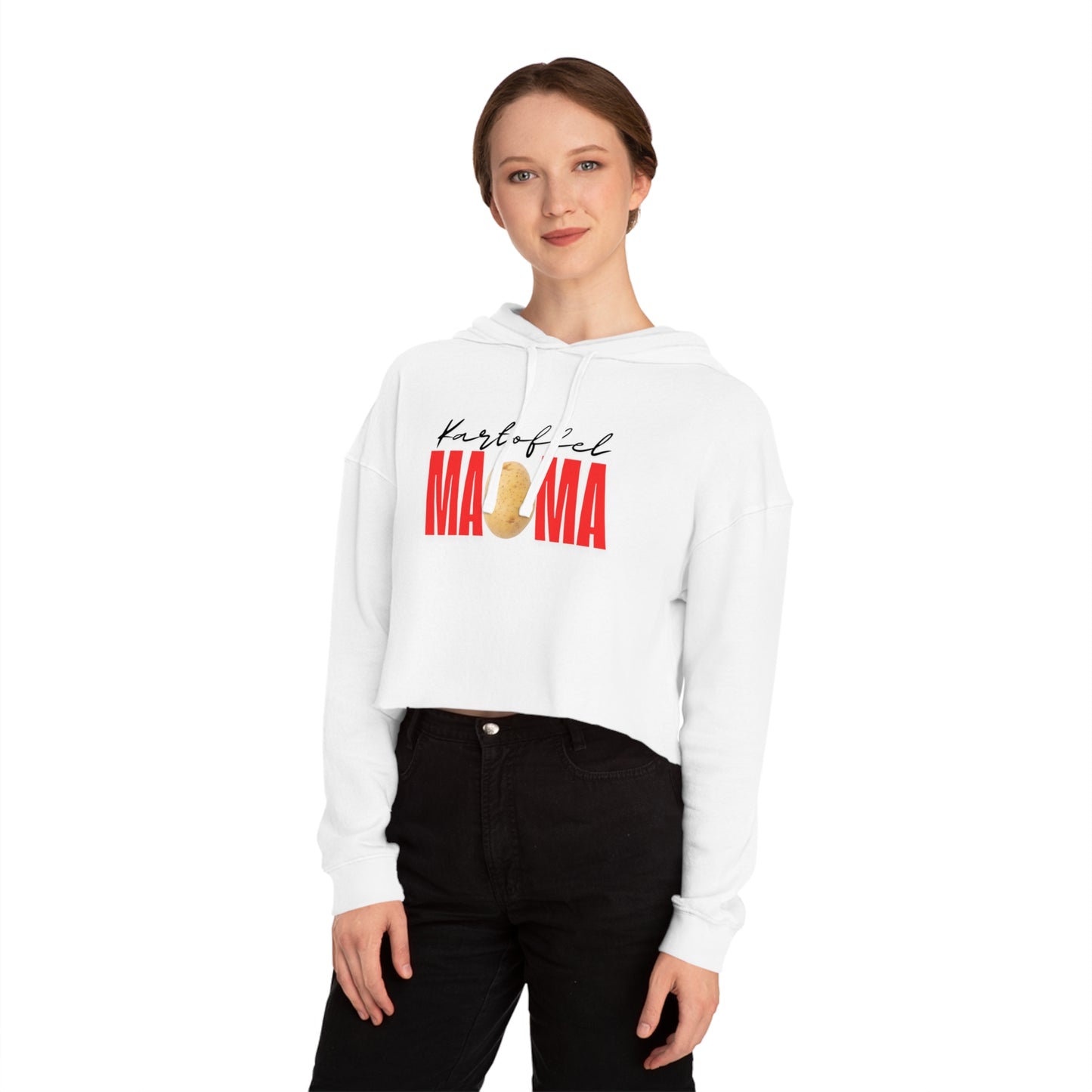 Kartoffel MAMA - Women’s Cropped Hooded Sweatshirt