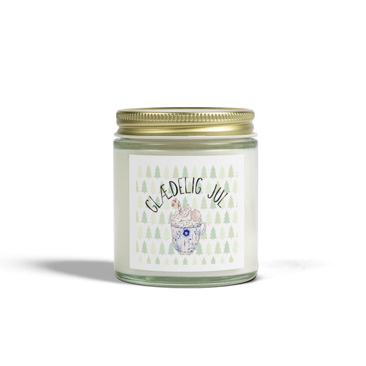 Glædelig Jul Royal Hot Chocolate - Scented Candle, Coconut Apricot Wax (4oz)