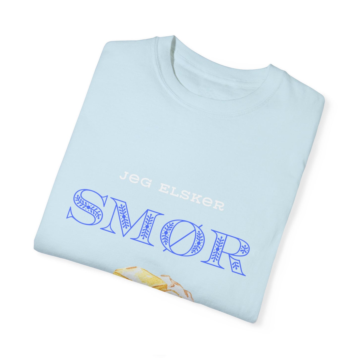 Jeg Elsker Smør Unisex Garment-Dyed T-shirt