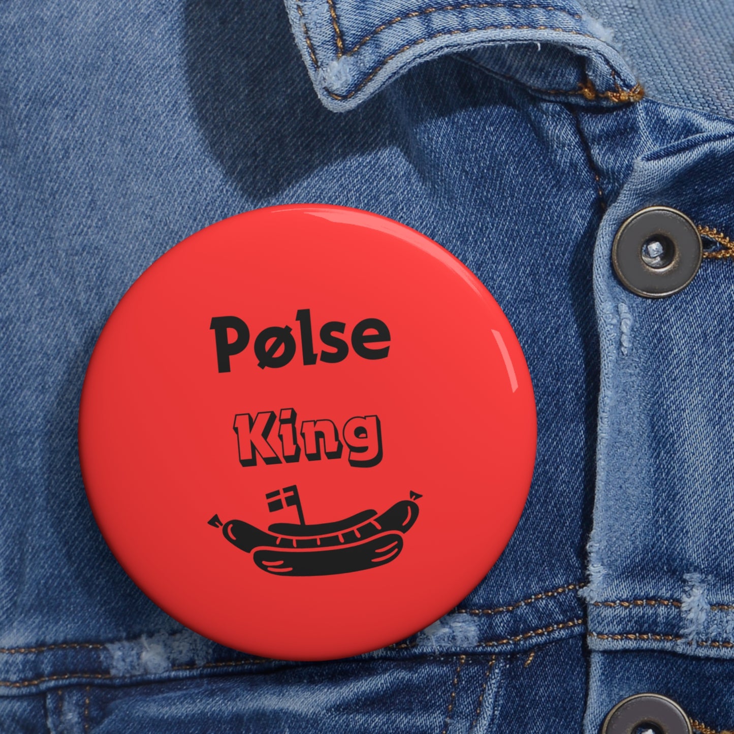 Pin Button - Pølse King Design