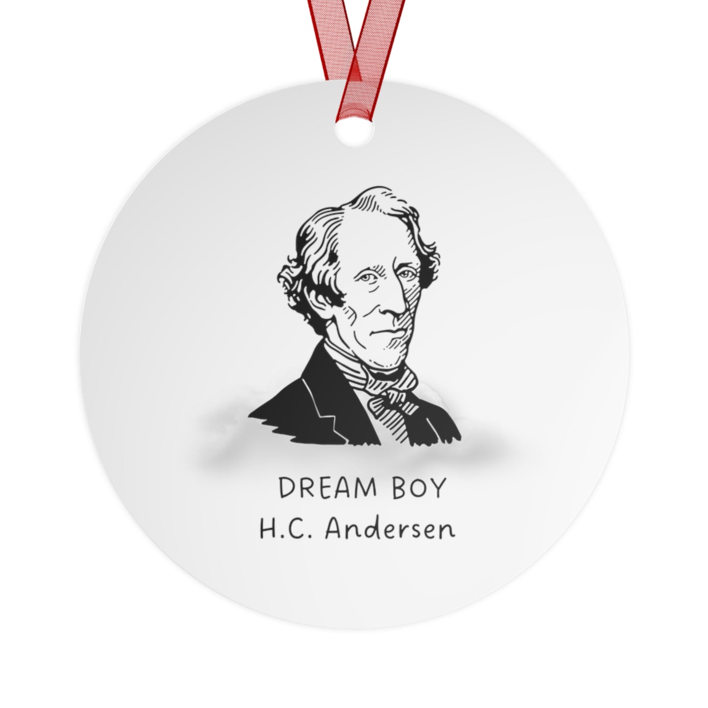 Hans Christian Andersen Dream Boy Metal Ornament