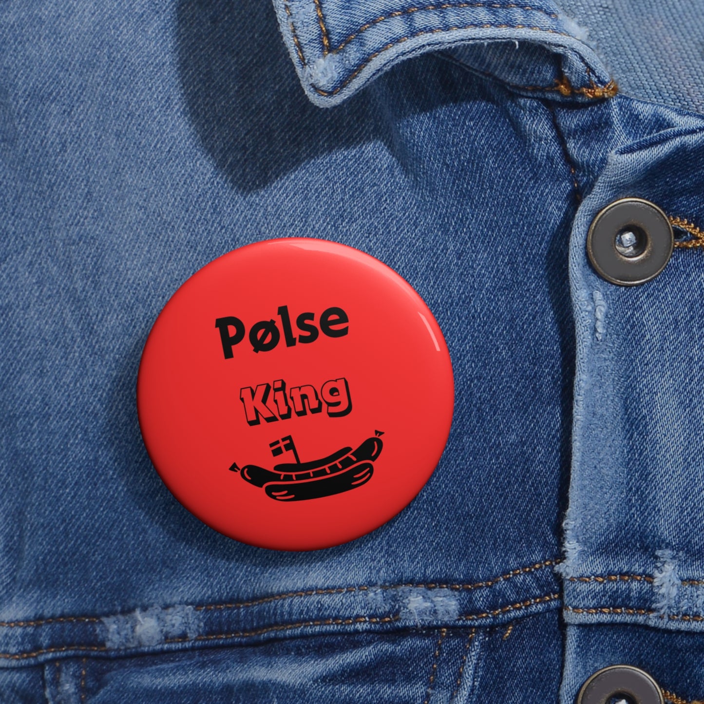 Pin Button - Pølse King Design