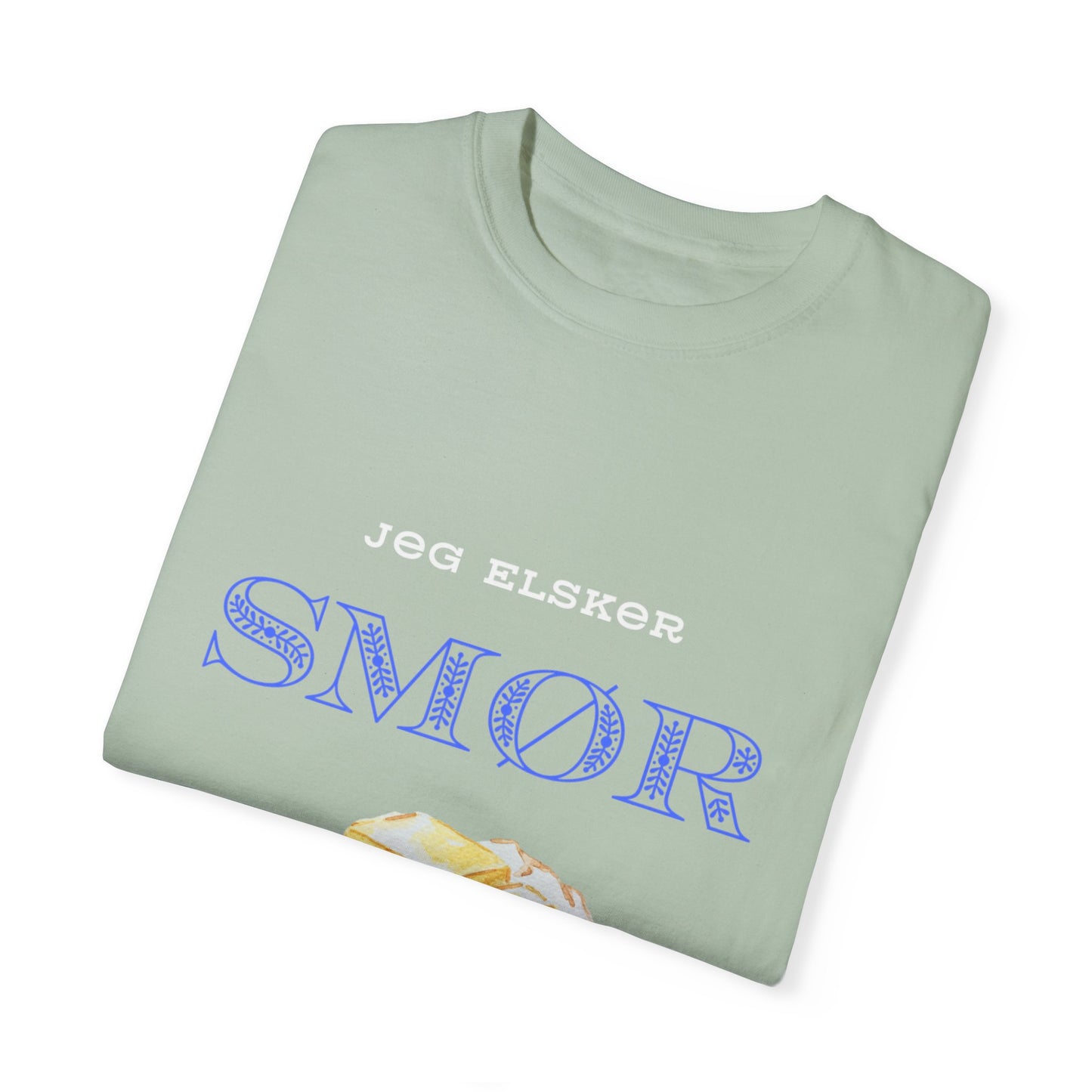 Jeg Elsker Smør Unisex Garment-Dyed T-shirt